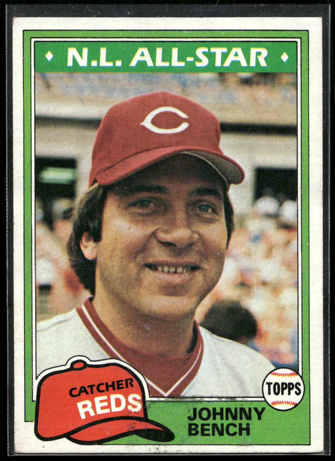 1981 Topps #600 Johnny Bench