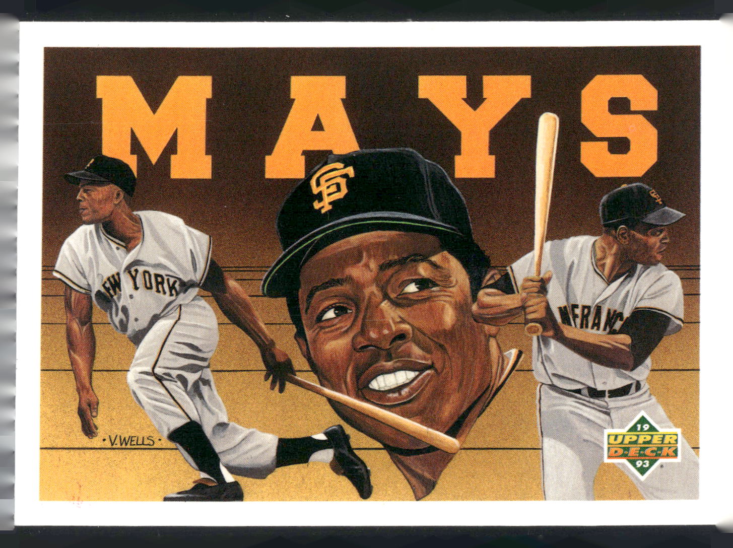 1993 Upper Deck #54 Willie Mays Baseball Heroes: Willie Mays