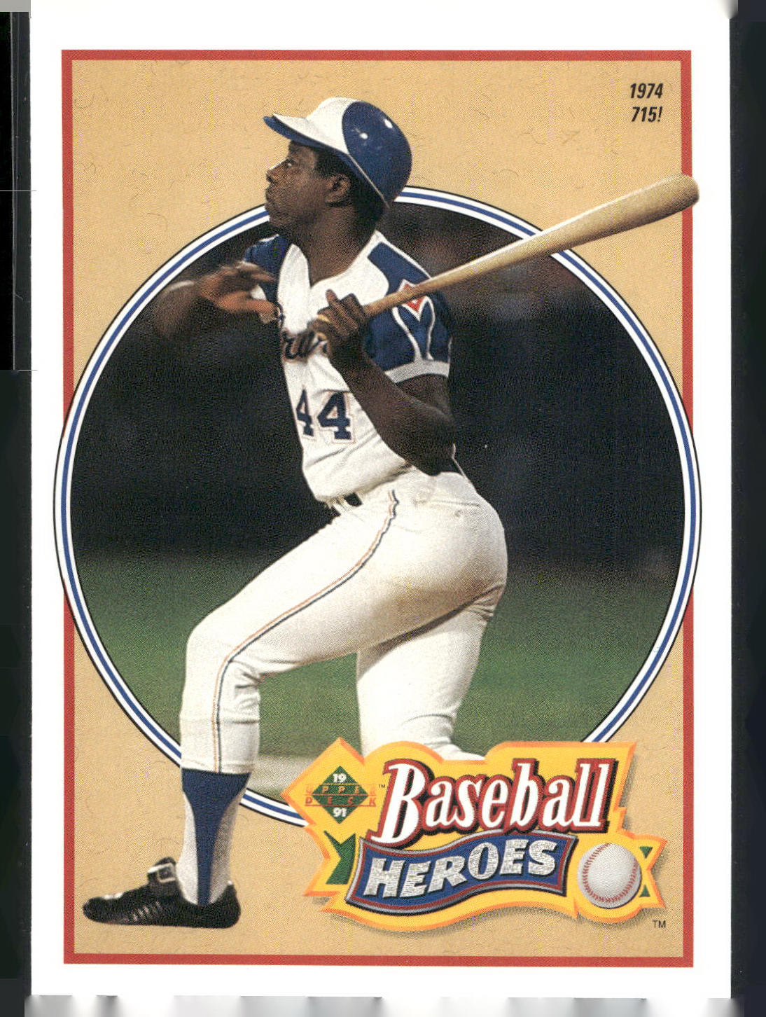 1991 Upper Deck #23 Hank Aaron Baseball Heroes: Hank Aaron
