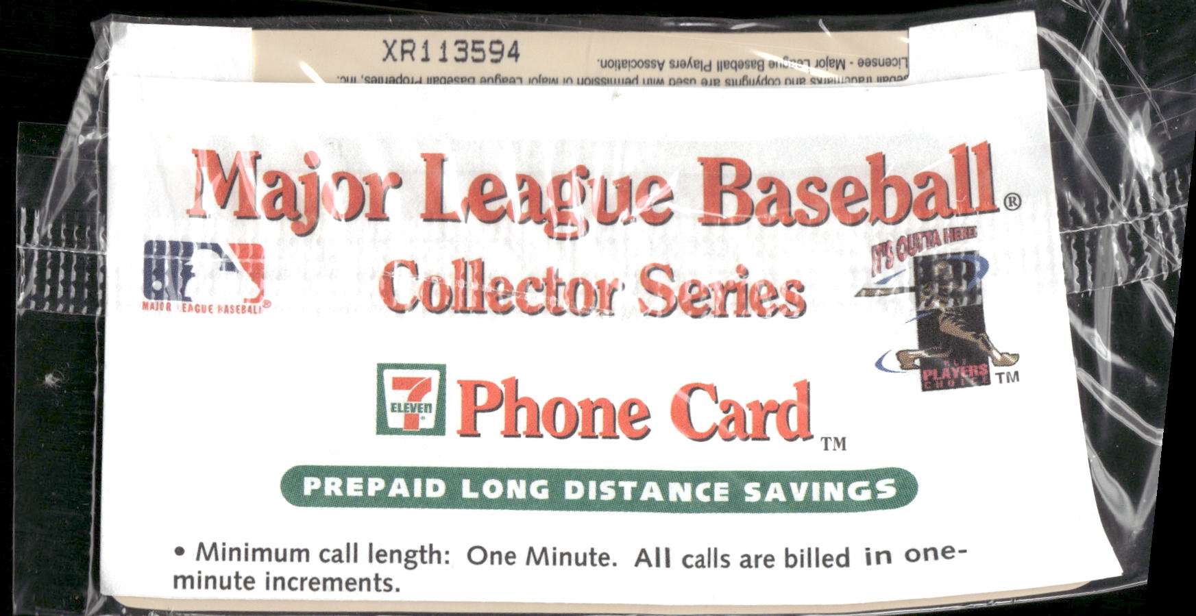 1997 Score Board 7-Eleven Phone Cards #2 Ken Griffey Jr.