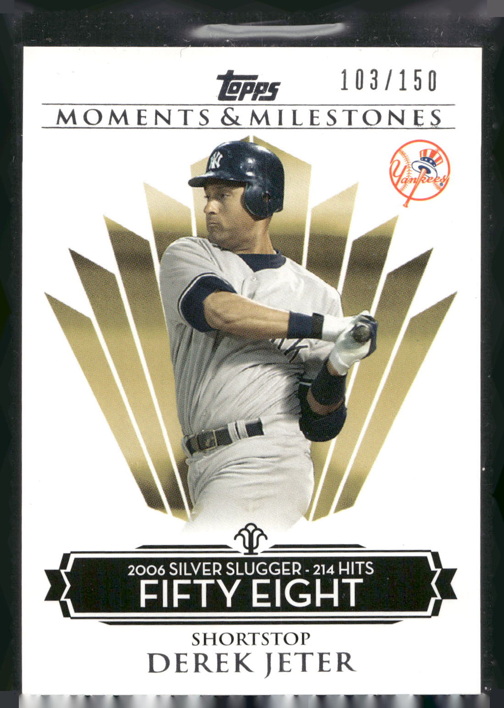 2008 Topps Moments & Milestones #57-5 Derek Jeter #/150