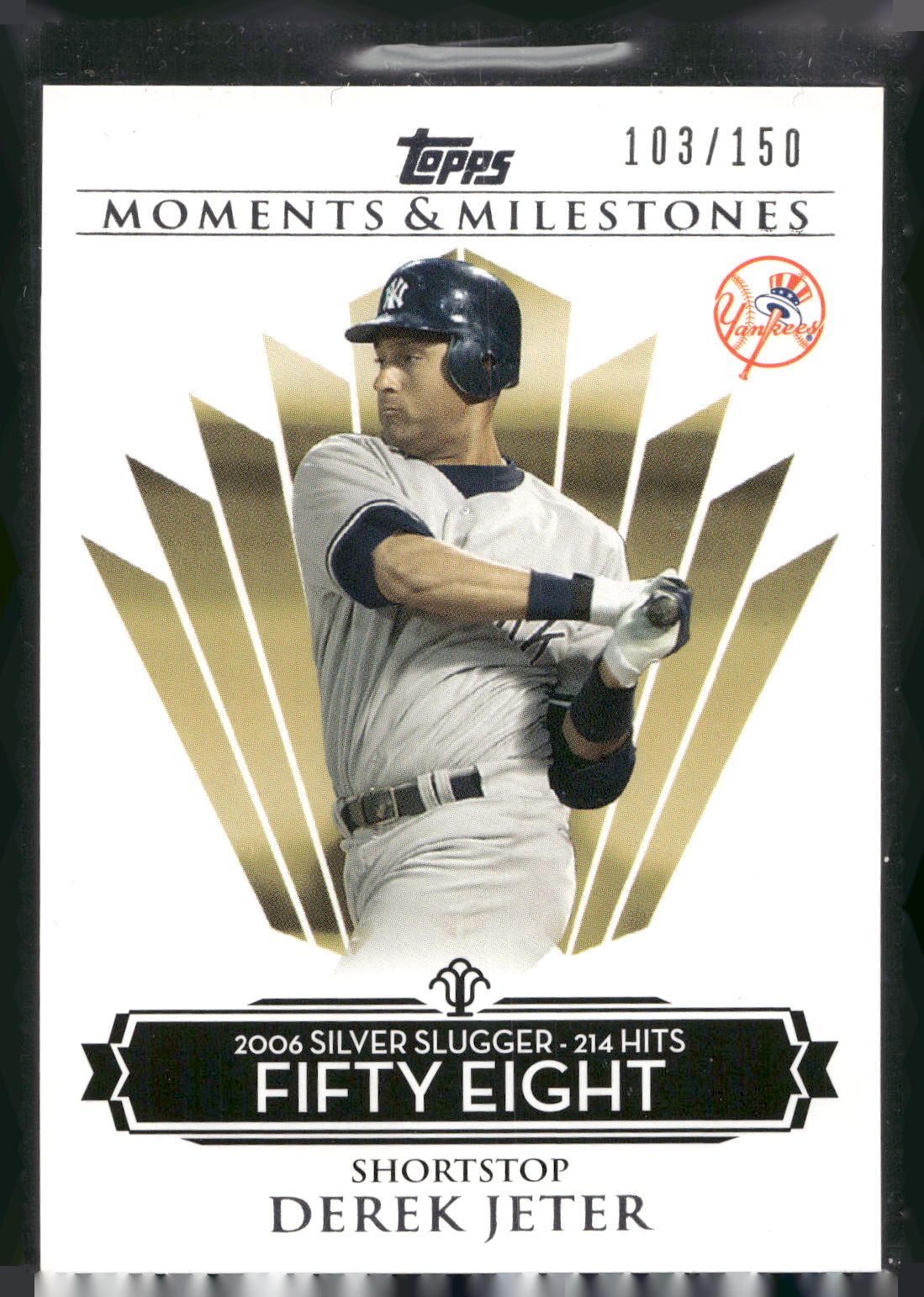 2008 Topps Moments & Milestones #57-5 Derek Jeter #/150