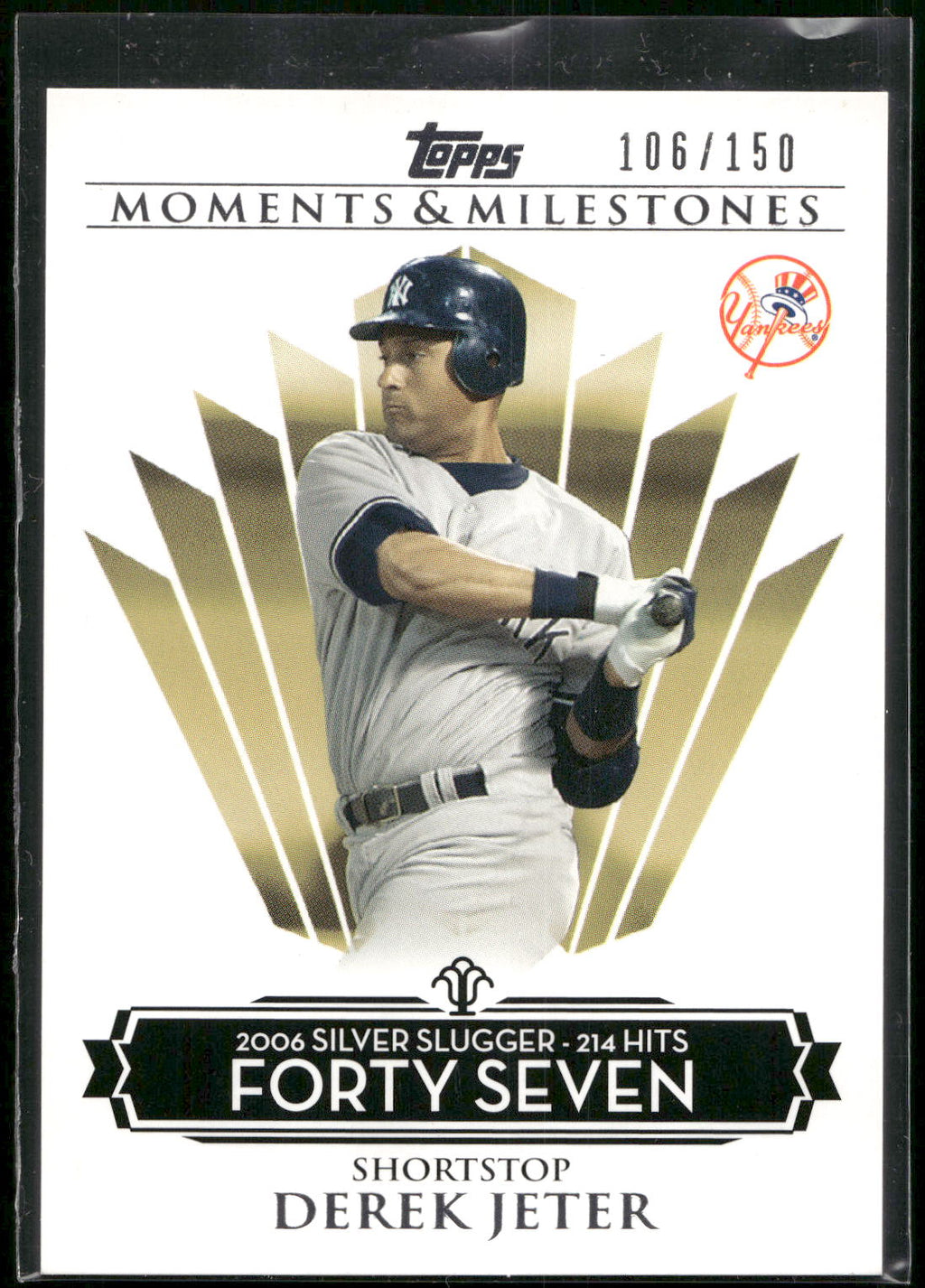 2008 Topps Moments & Milestones #57-5 Derek Jeter #/150
