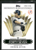 2008 Topps Moments & Milestones #57-5 Derek Jeter #/150