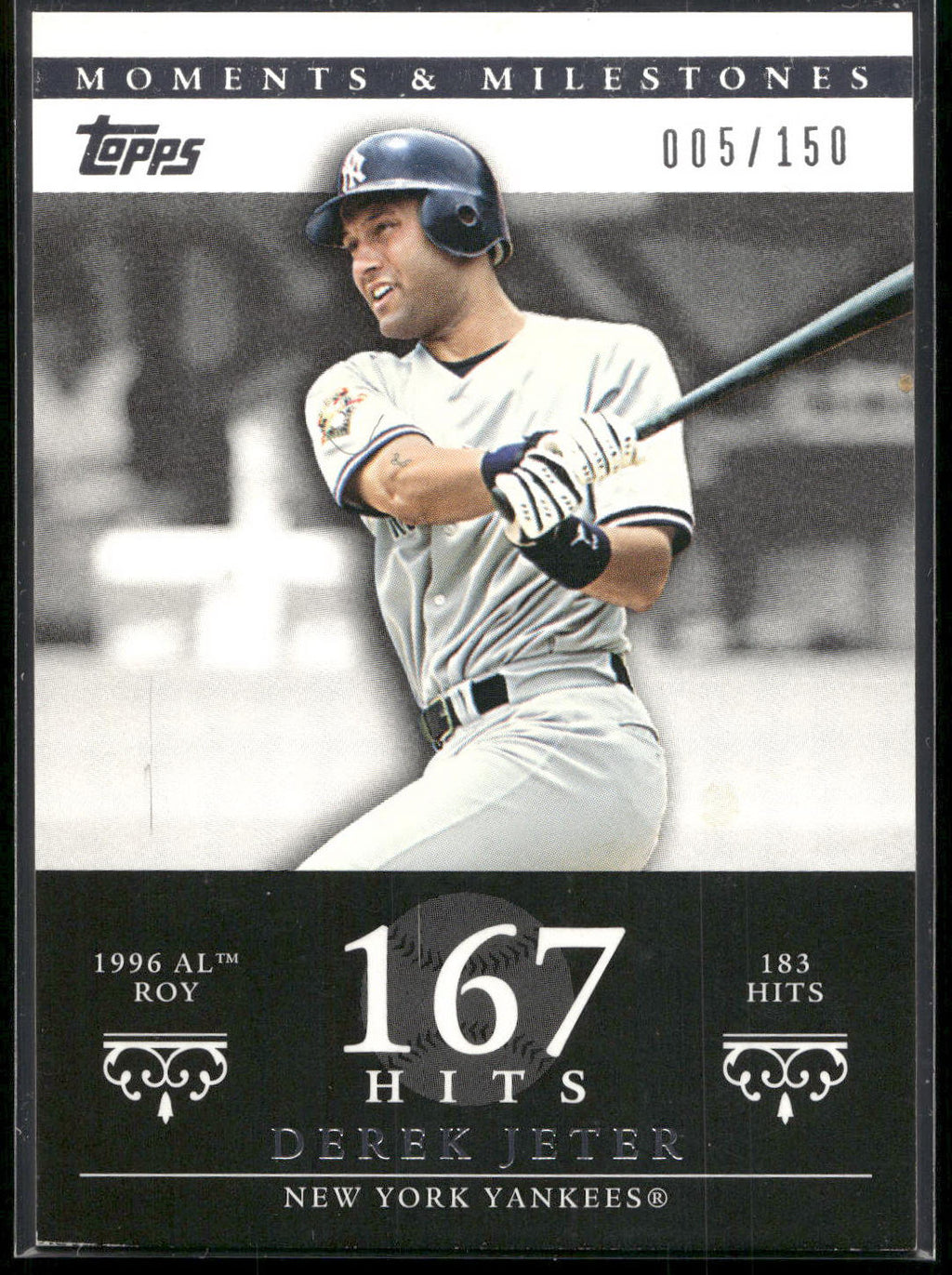 2007 Topps Moments & Milestones #83-3 Derek Jeter #/150