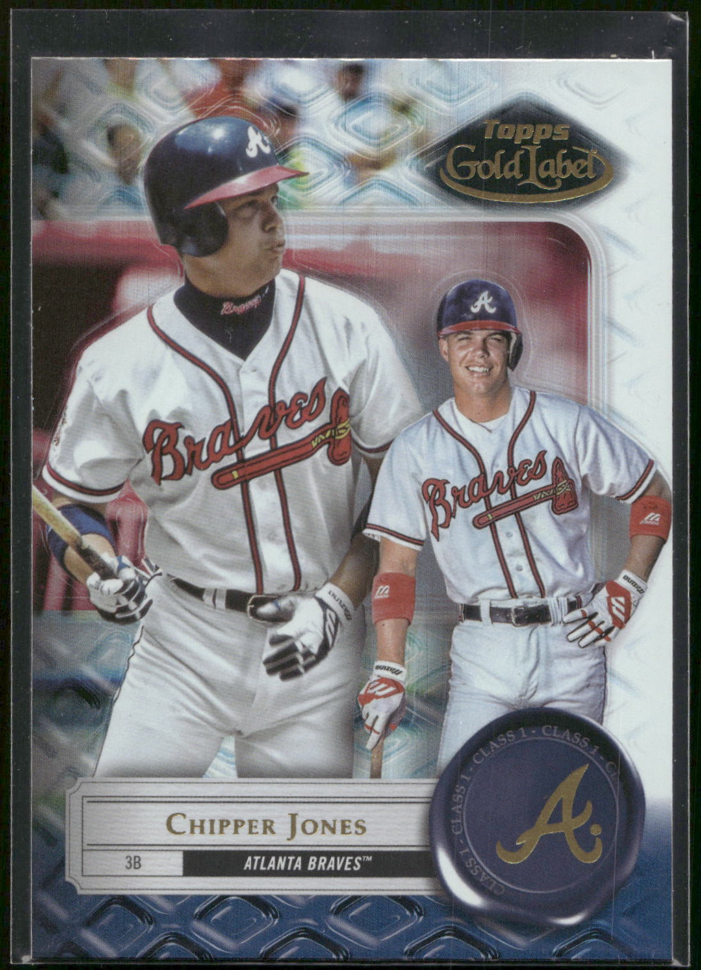 2022 Topps Gold Label #90 Chipper Jones