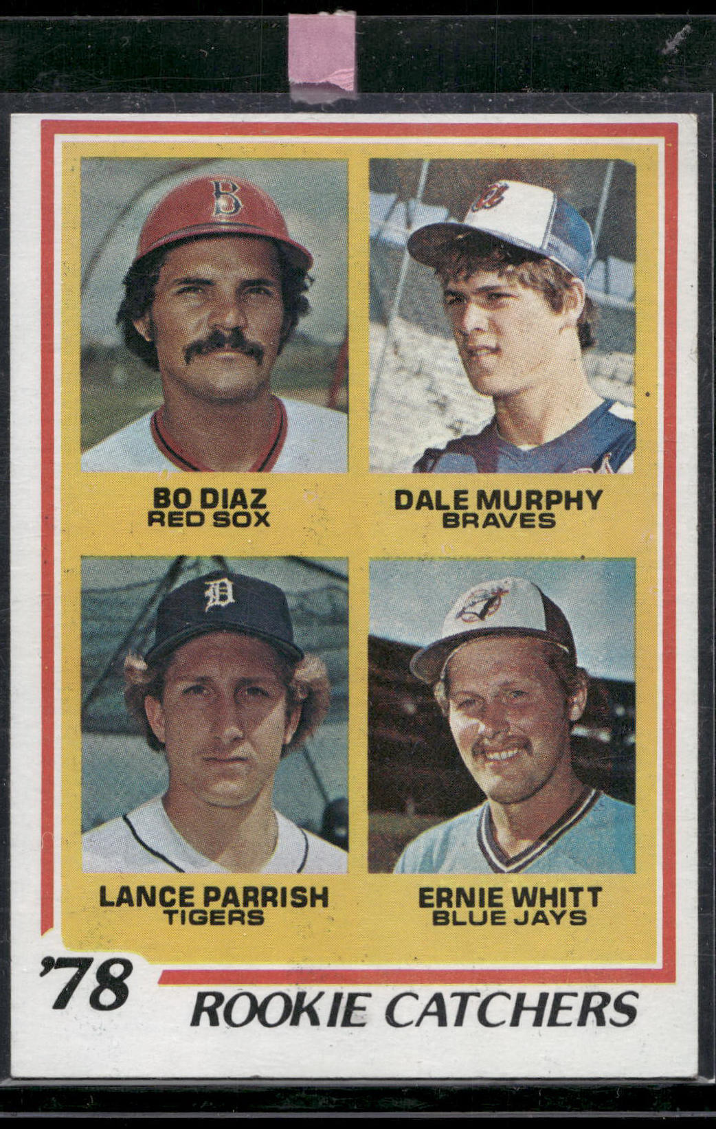 1978 Topps #708 Rookie Catchers Diaz Dale Murphy Lance Parrish Ernie Whitt