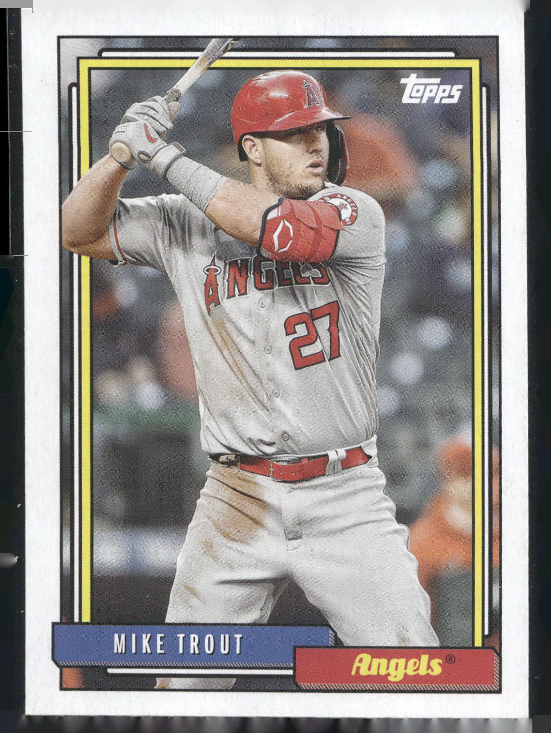 2021 Topps Update #T92-3 Mike Trout 1992 Topps Redux
