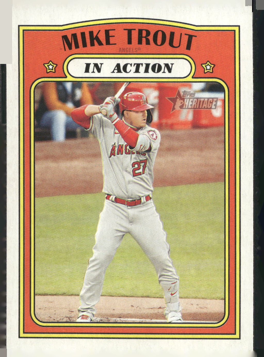 2021 Topps Heritage #170 Mike Trout