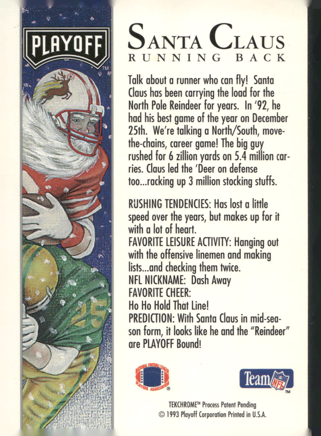 1993 Playoff #NNO Santa Claus
