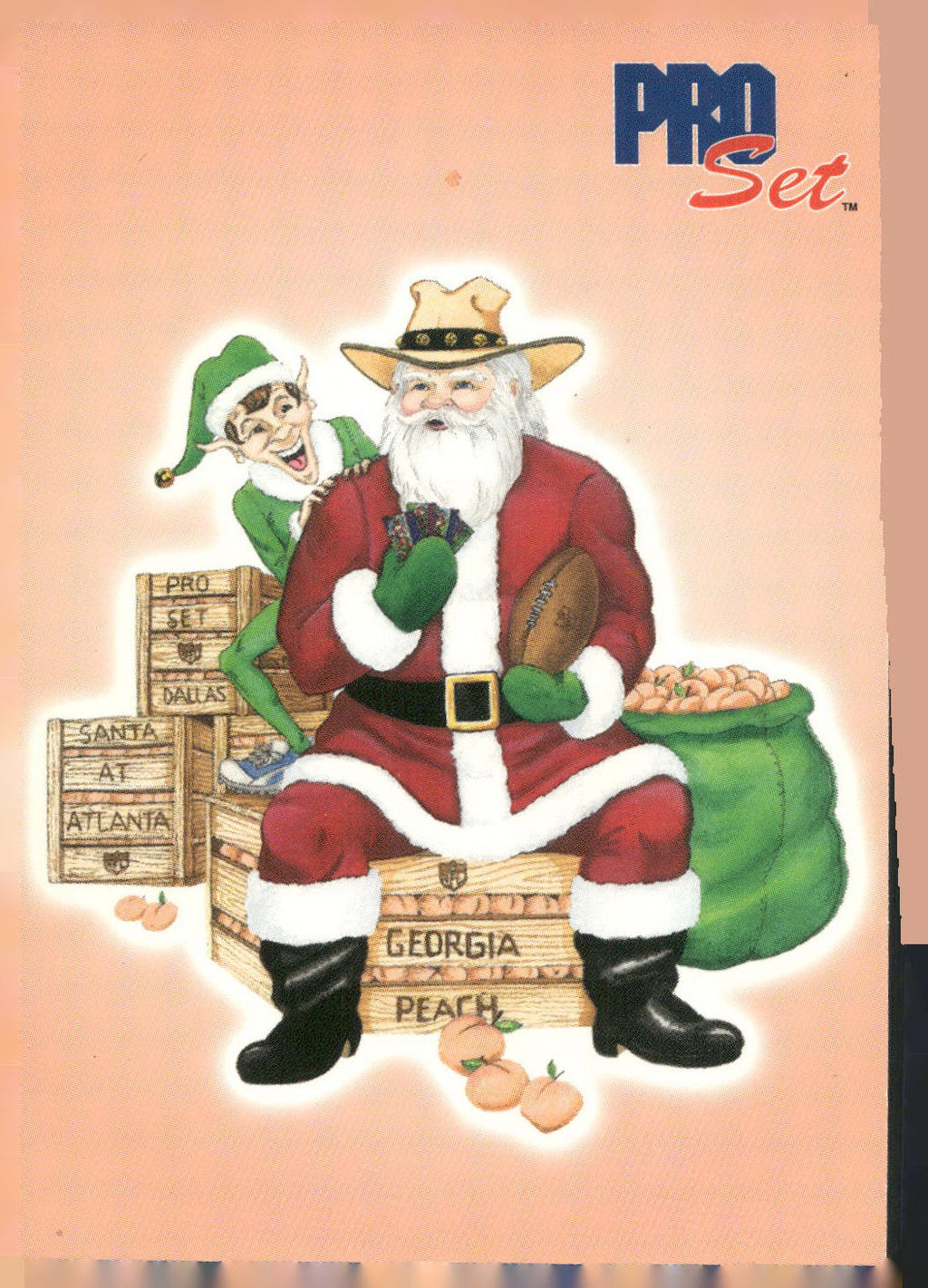 1993 NFL Properties Christmas #NNO Santa Claus