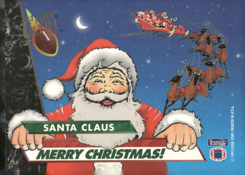 1993 NFL Properties Christmas #NNO Santa Claus