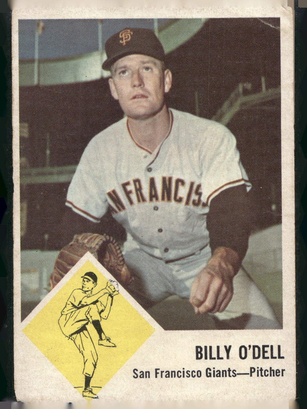 1963 Fleer #66 Billy O'Dell