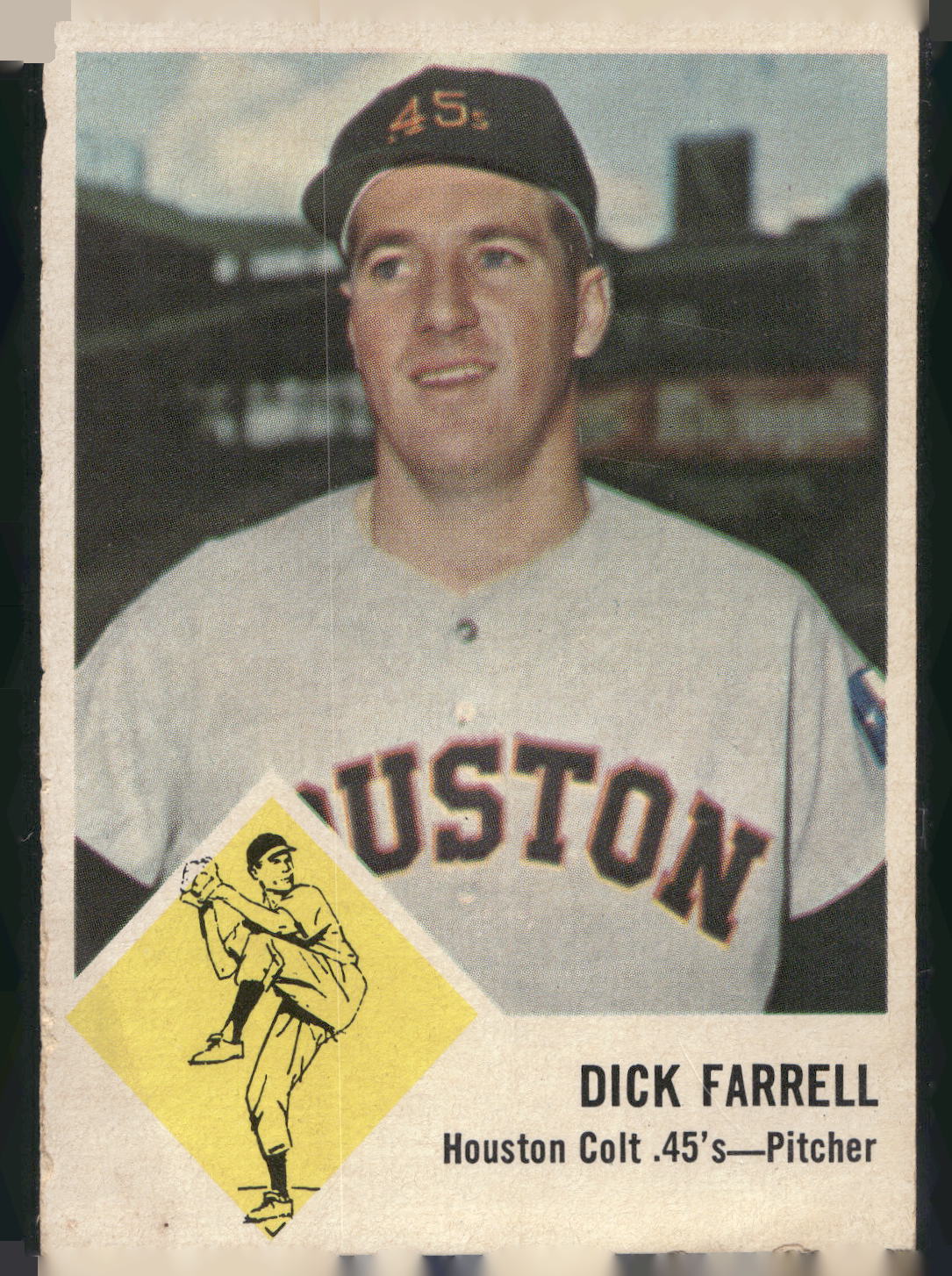1963 Fleer #38 Dick Farrell