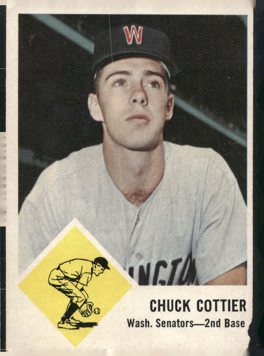 1963 Fleer #28 Chuck Cottier