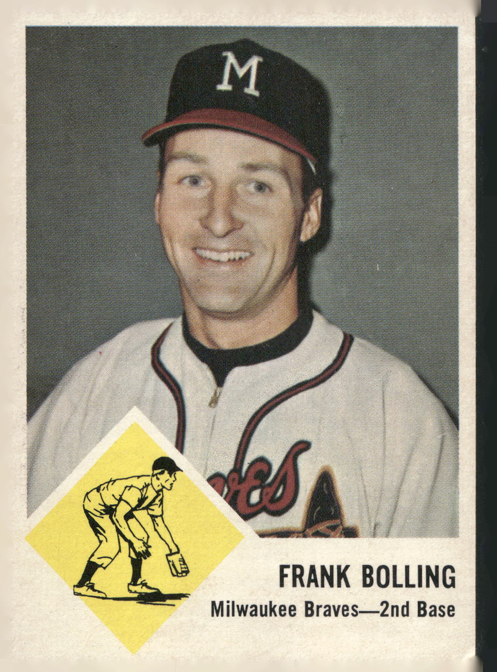1963 Fleer #44 Frank Bolling