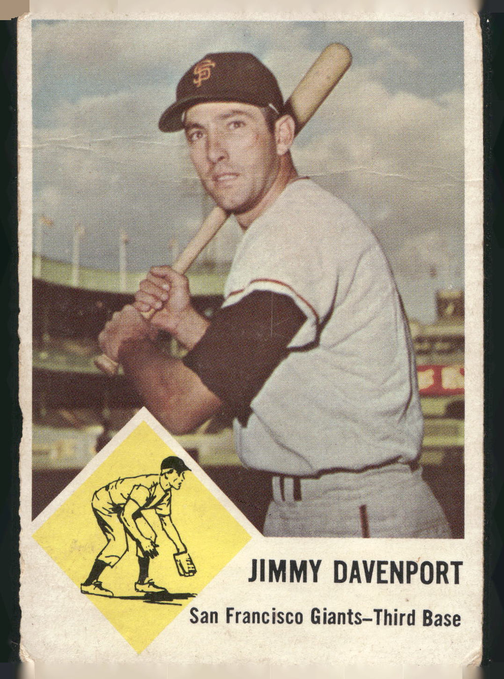1963 Fleer #65 Jimmy Davenport