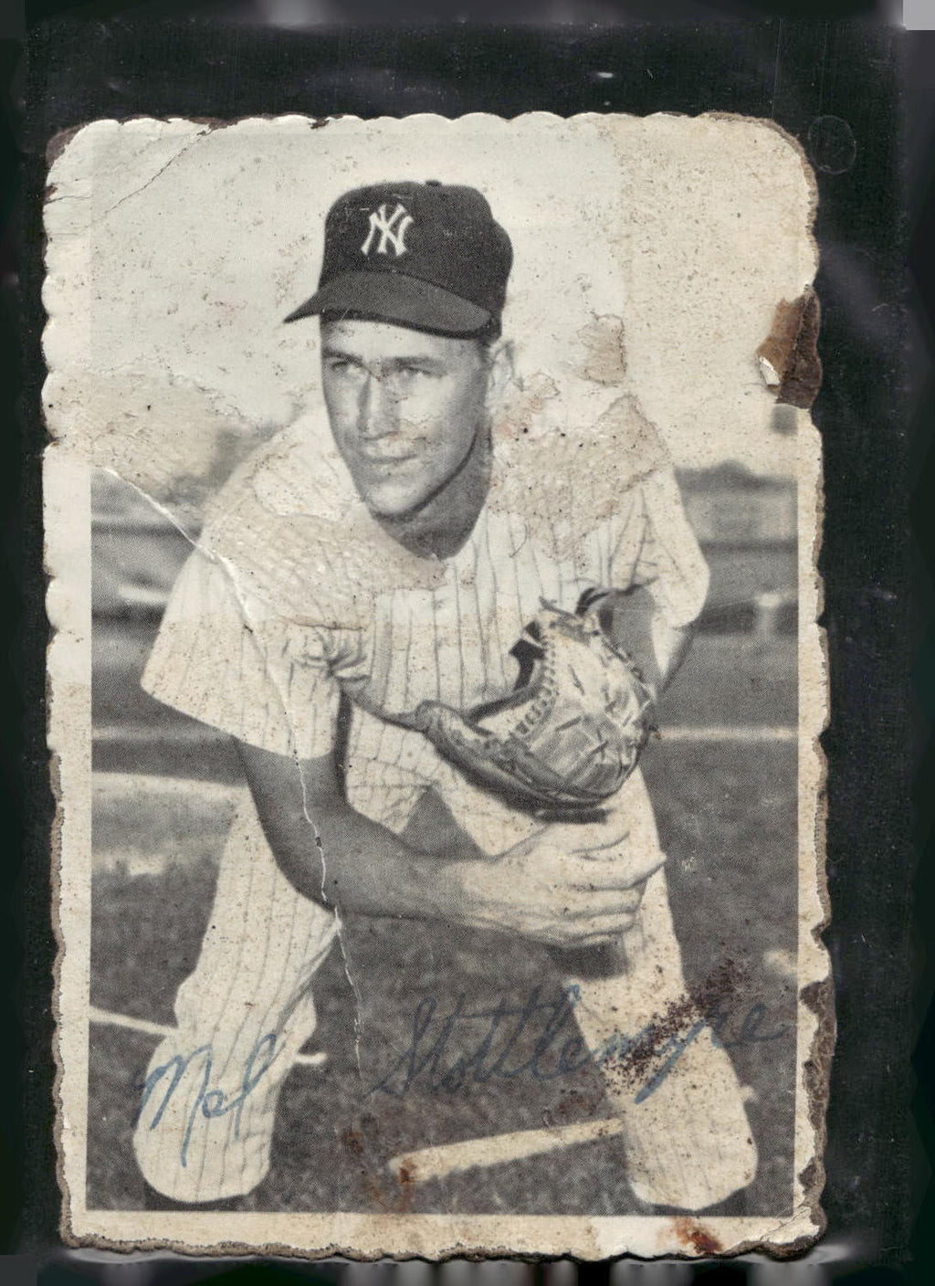1969 Topps #13 Mel Stottlemyre Deckle