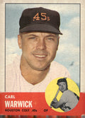 1963 Topps #333 Carl Warwick