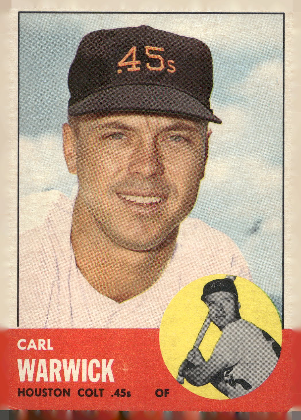 1963 Topps #333 Carl Warwick