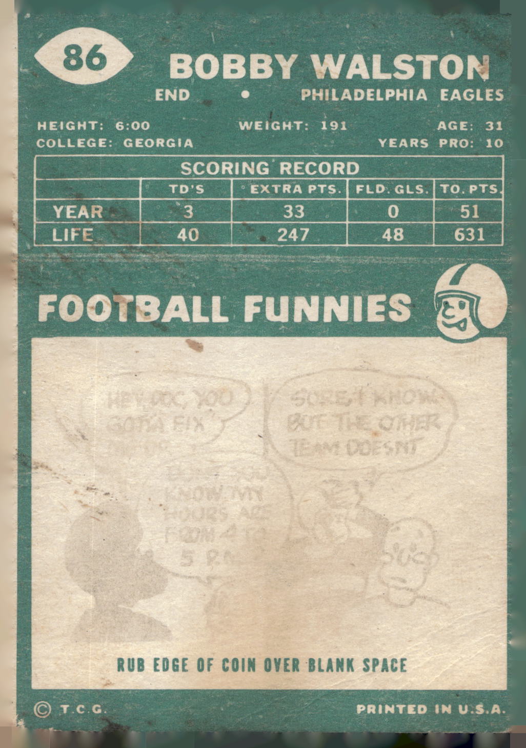 1960 Topps #86 Bobby Walston