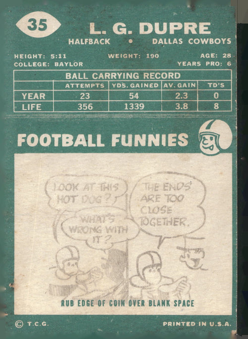 1960 Topps #35 L.G. Dupre