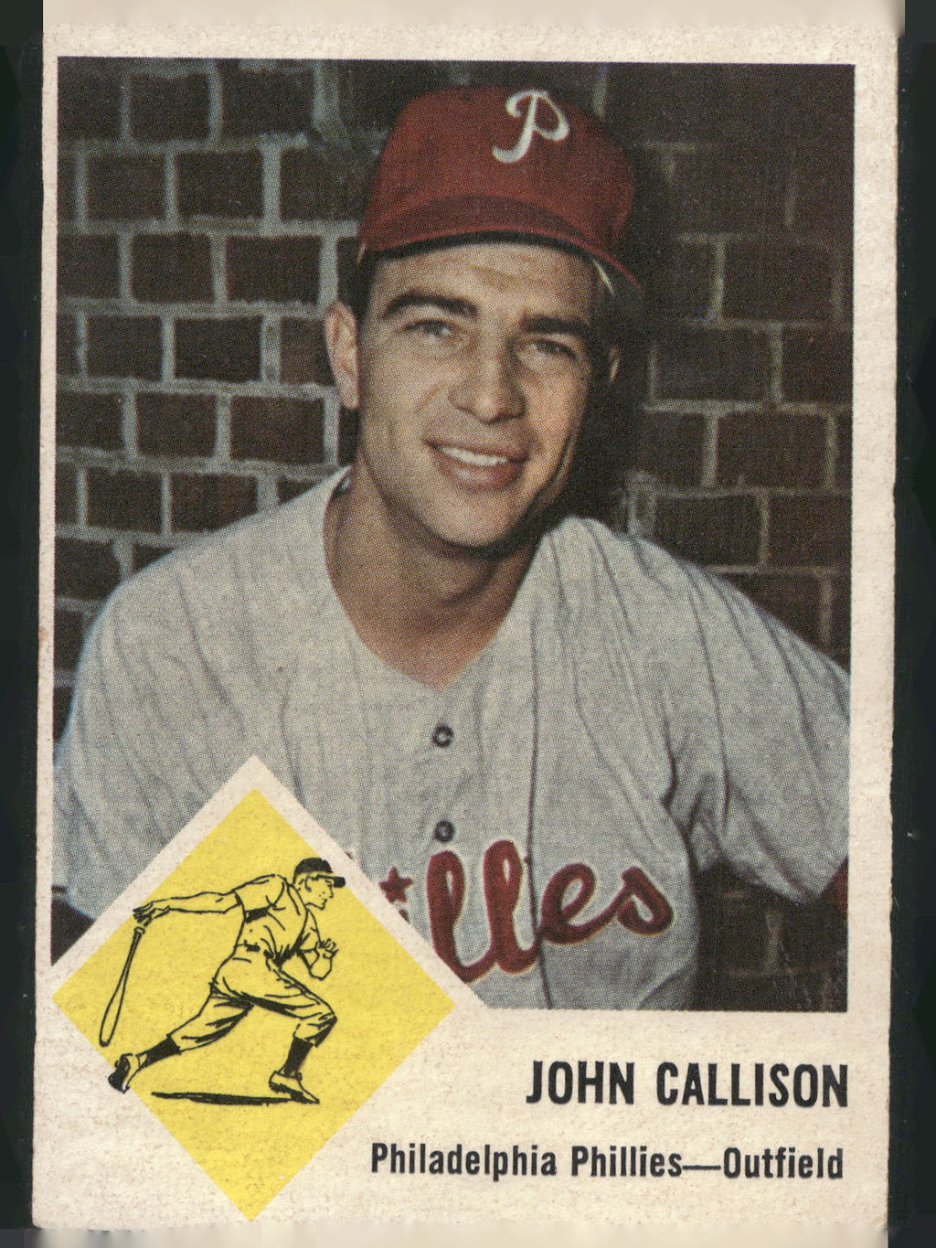 1963 Fleer #51 John Callison