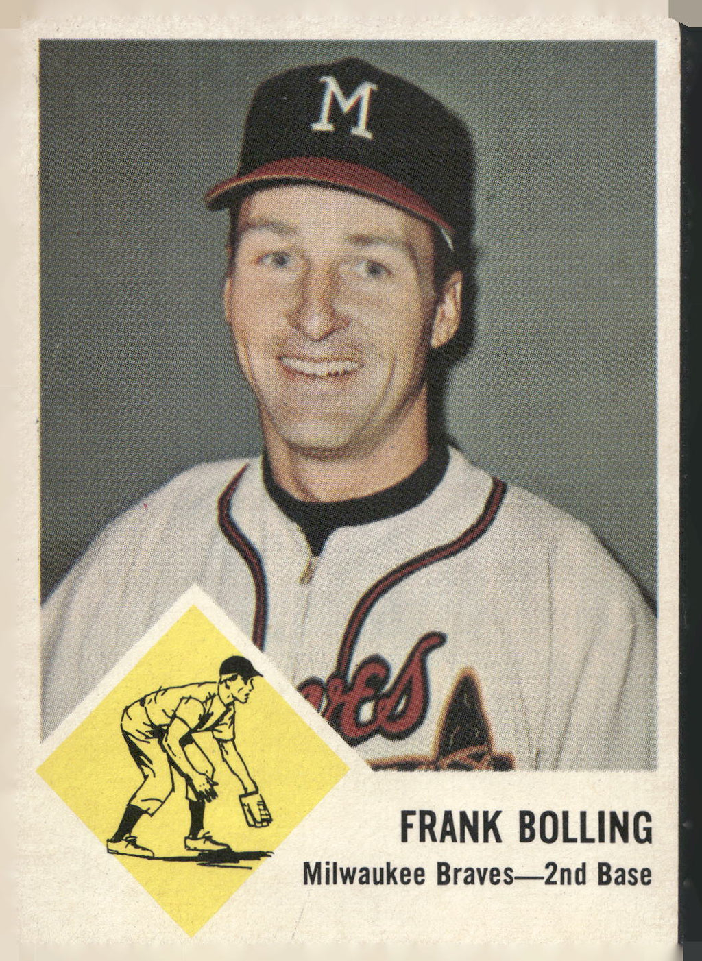 1963 Fleer #44 Frank Bolling