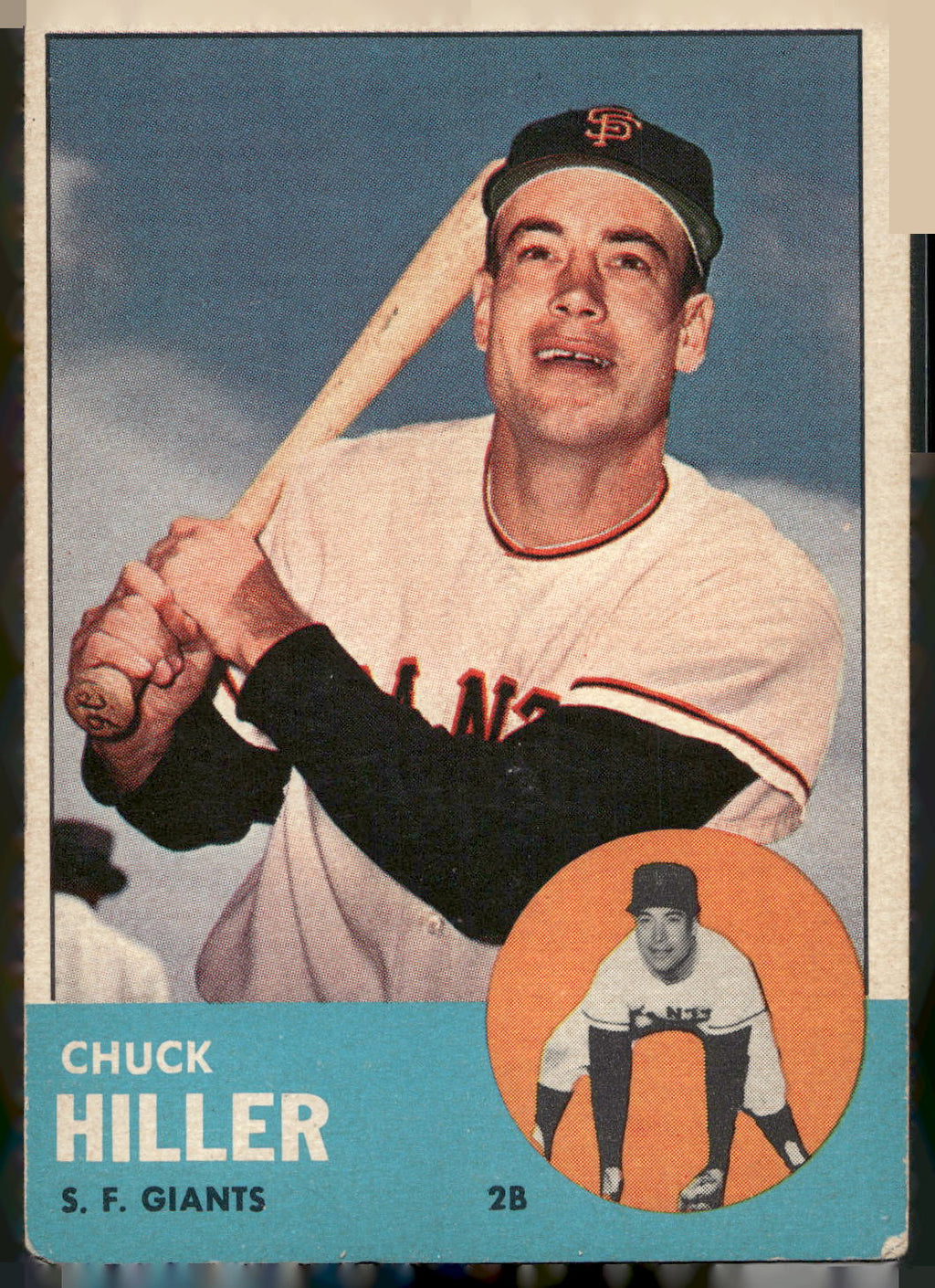 1963 Topps #185 Chuck Hiller