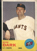 1963 Topps #258 Alvin Dark