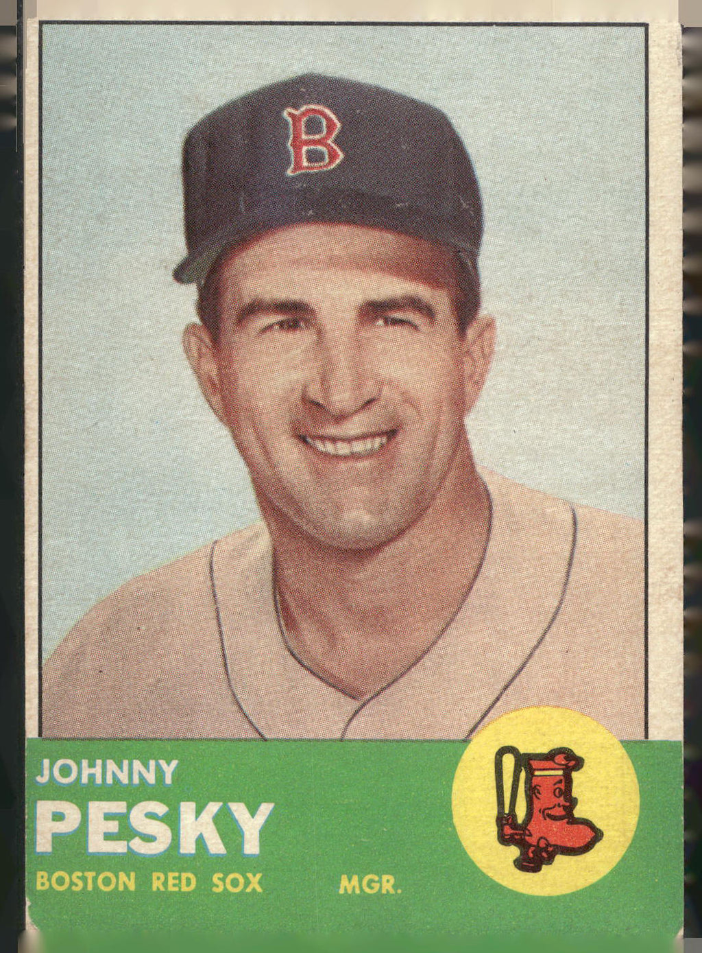 1963 Topps #343 Johnny Pesky