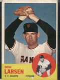1963 Topps #163 Don Larsen