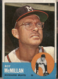 1963 Topps #156 Roy McMillan