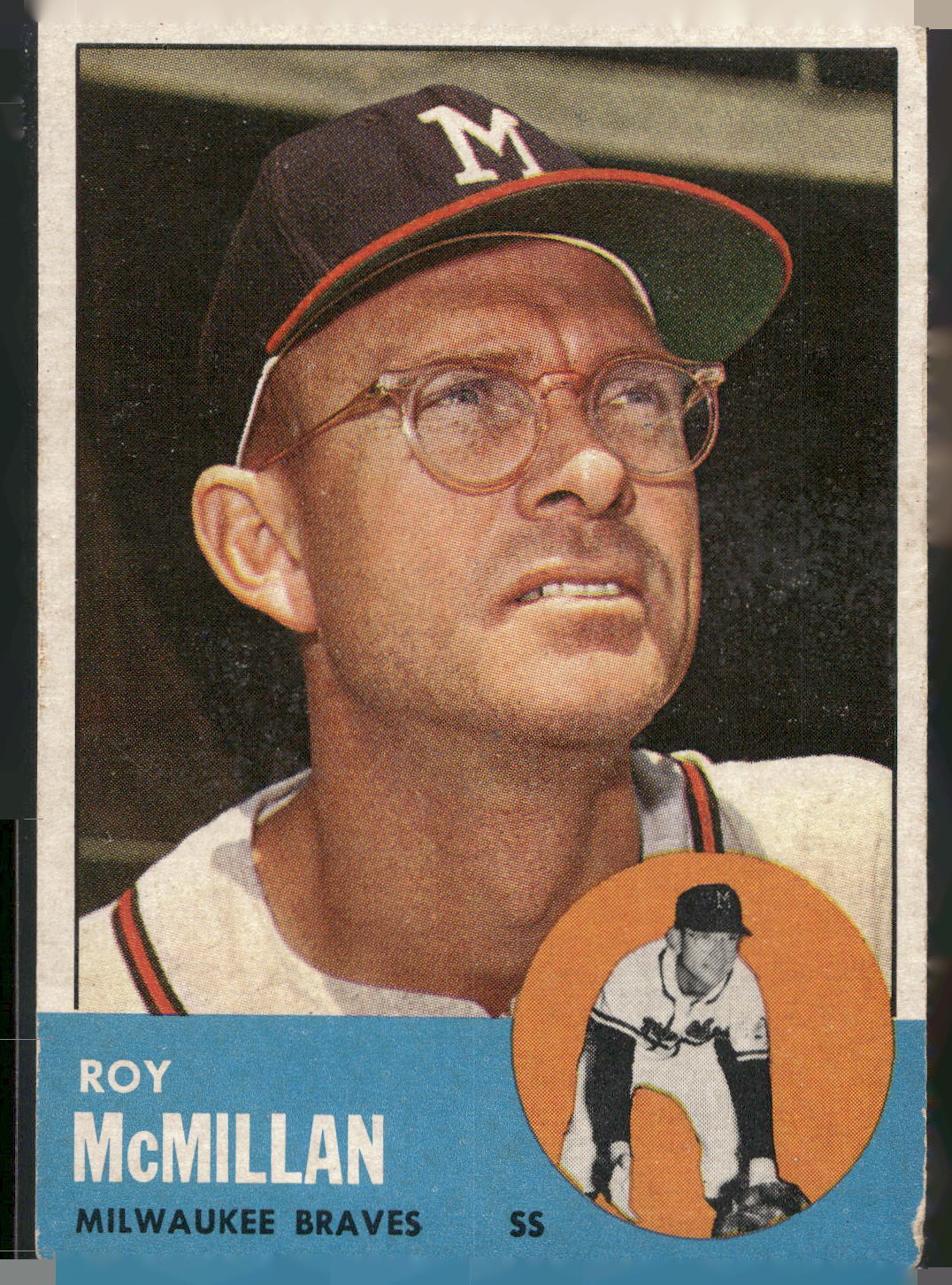 1963 Topps #156 Roy McMillan
