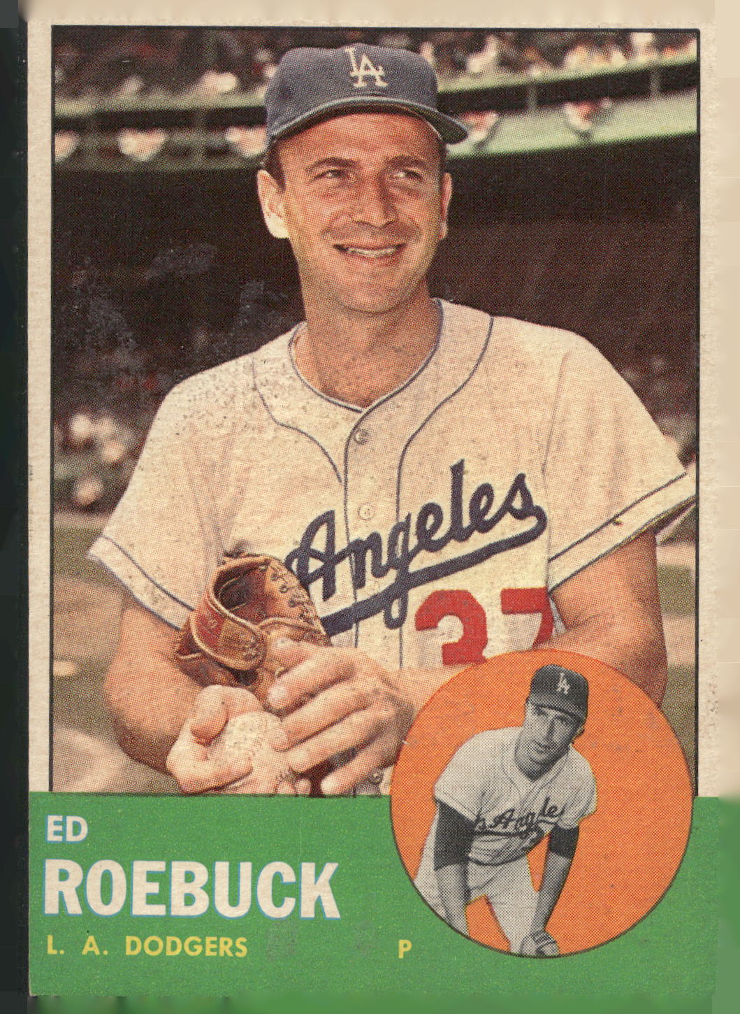 1963 Topps #295 Ed Roebuck