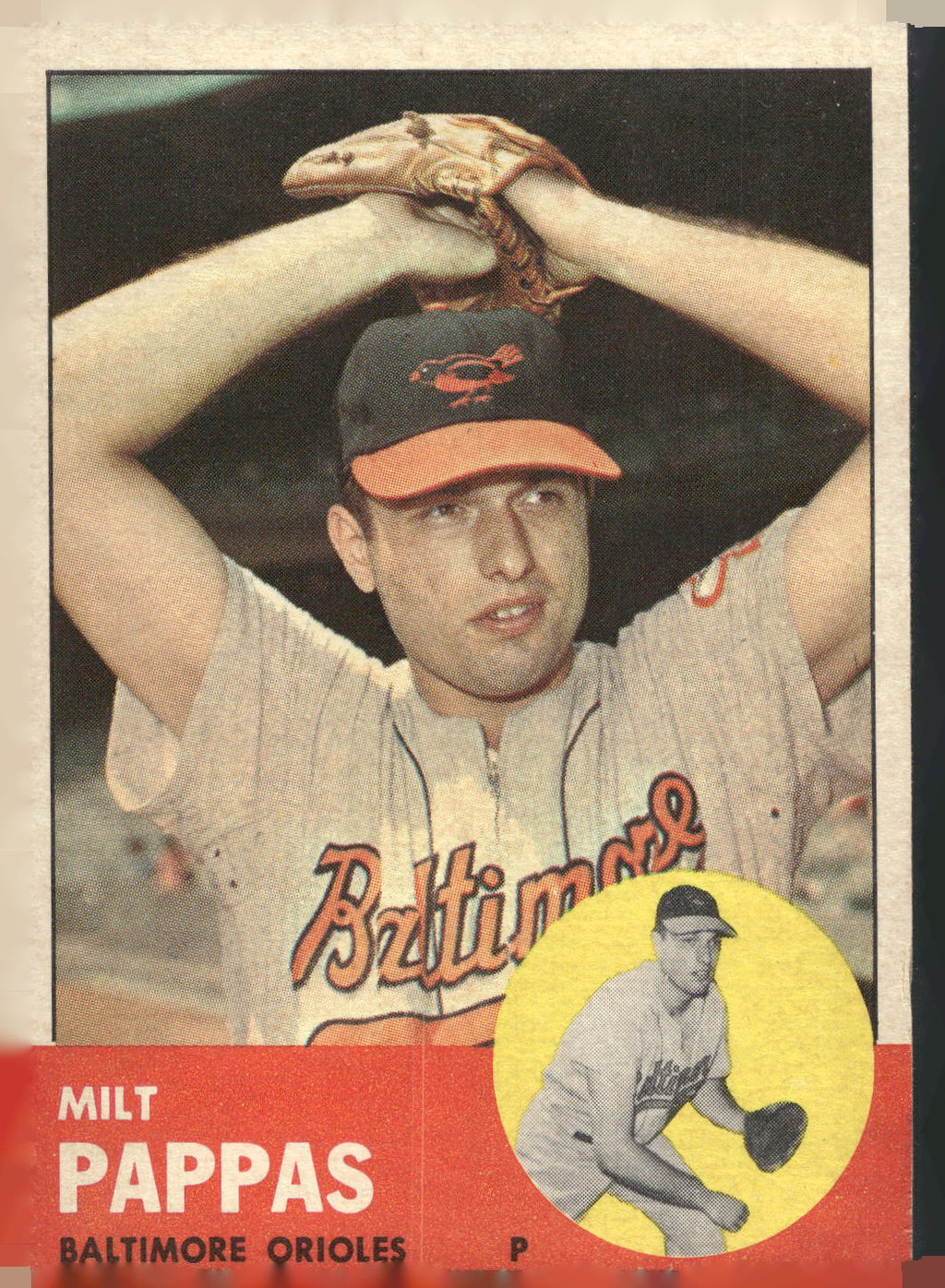 1963 Topps #358 Milt Pappas