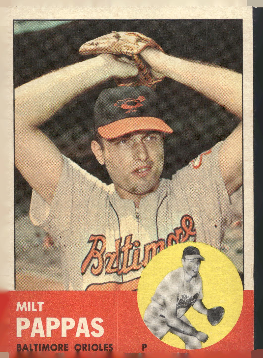 1963 Topps #358 Milt Pappas