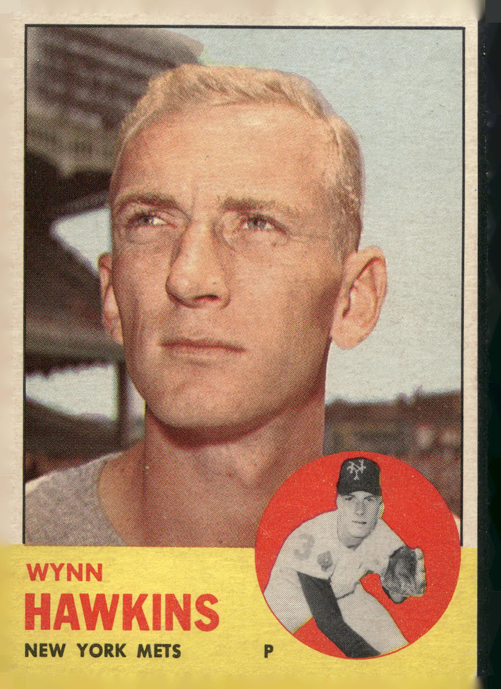 1963 Topps #334 Wynn Hawkins