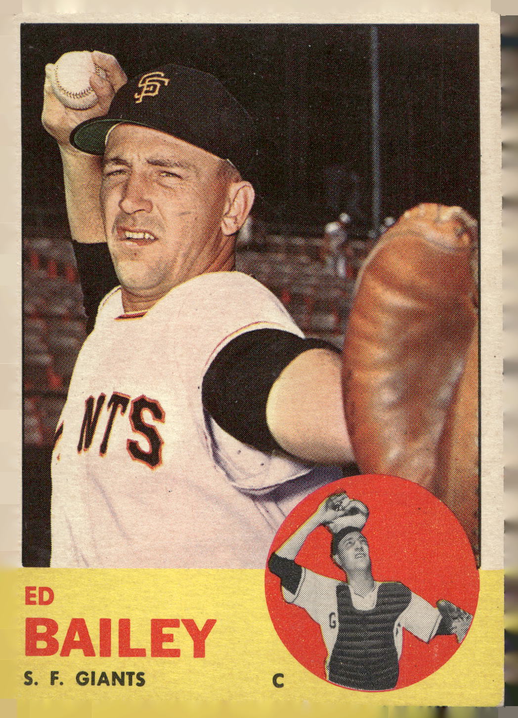 1963 Topps #368 Ed Bailey