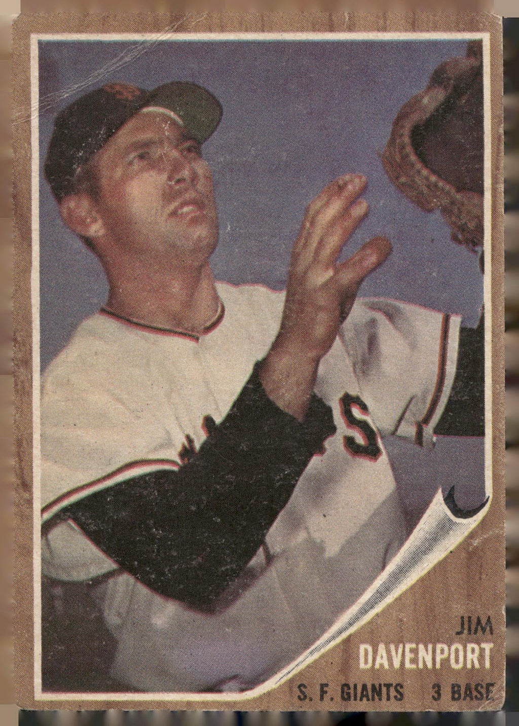 1962 Topps #9 Jim Davenport