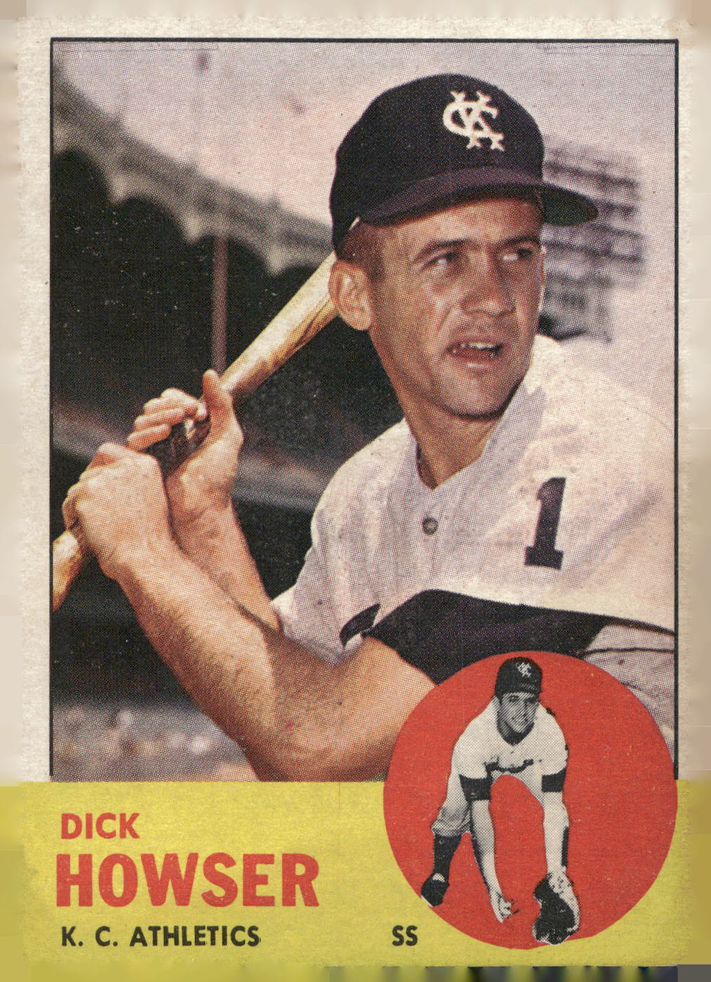 1963 Topps #124 Dick Howser