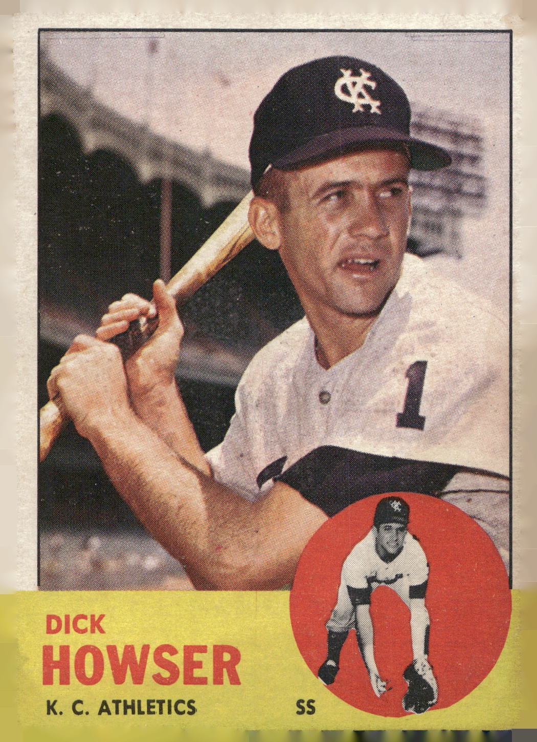 1963 Topps #124 Dick Howser