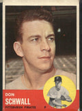 1963 Topps #344 Don Schwall