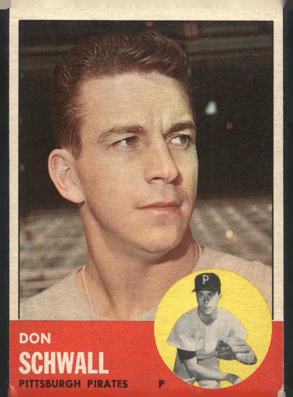 1963 Topps #344 Don Schwall