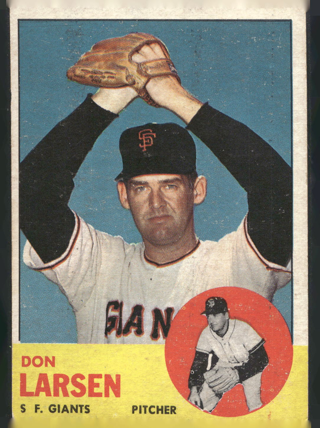 1963 Topps #163 Don Larsen