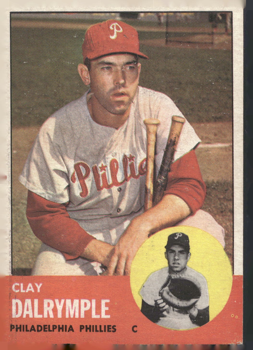 1963 Topps #192 Clay Dalrymple