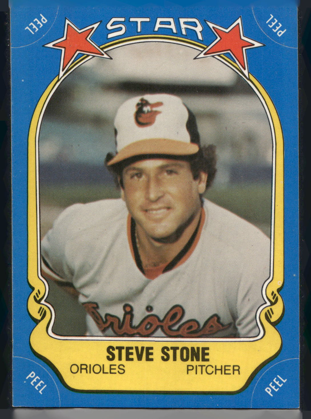 1981 Fleer Star Stickers #104 Steve Stone
