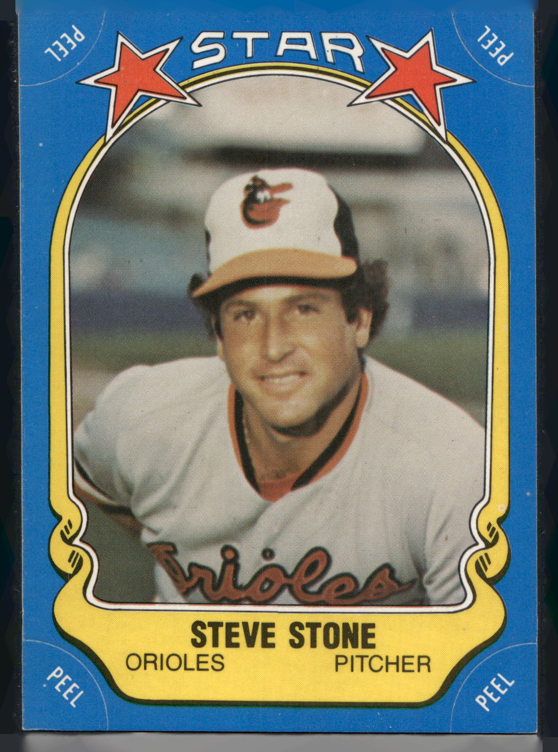 1981 Fleer Star Stickers #104 Steve Stone