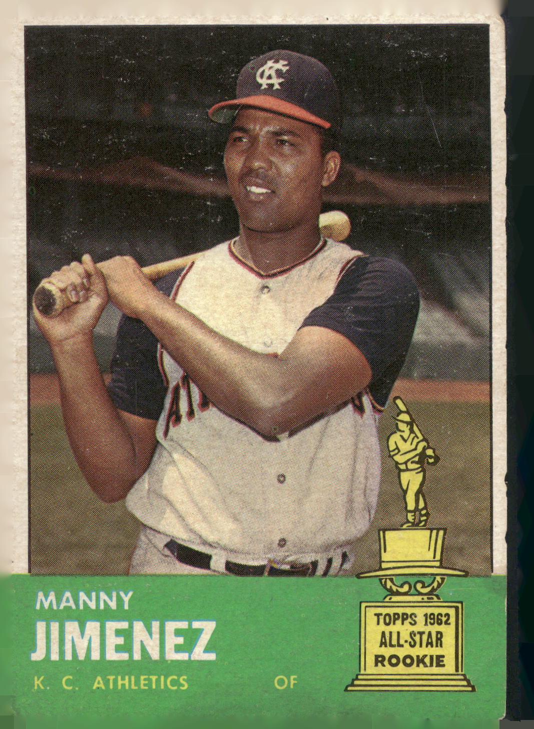 1963 Topps #195 Manny Jimenez