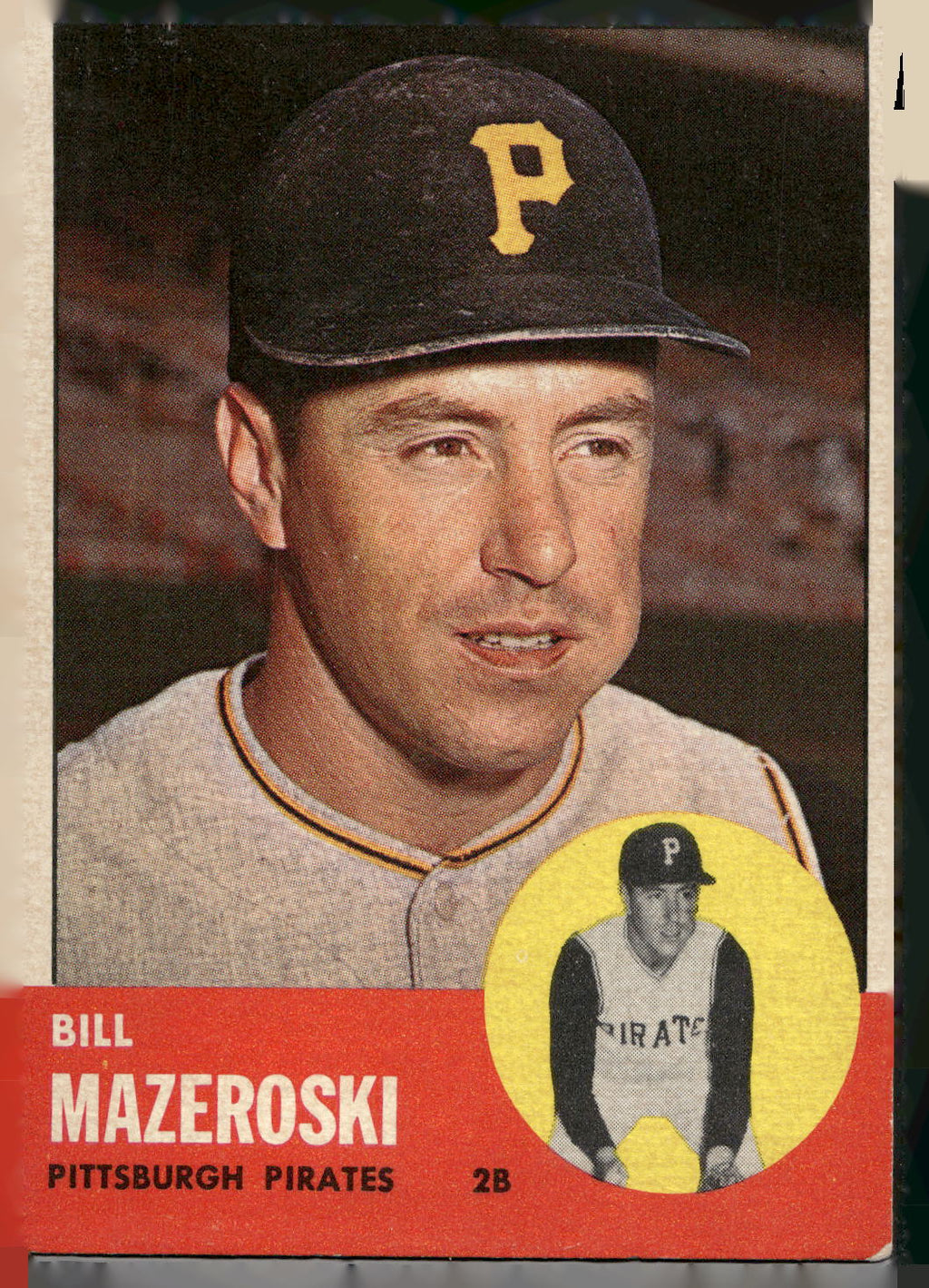 1963 Topps #323 Bill Mazeroski